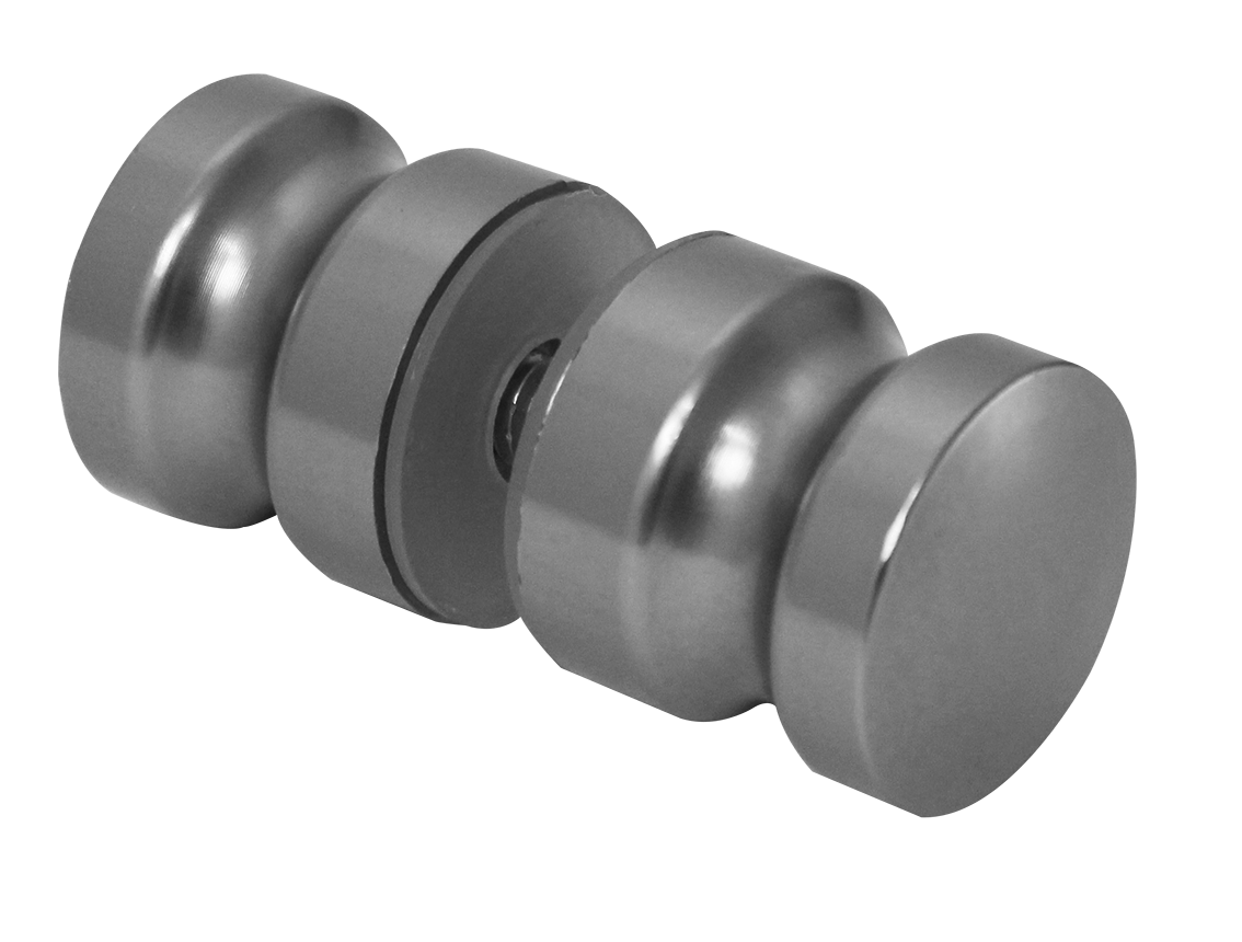 Pomo conector para vidrio HRD 1502 Acero Inox