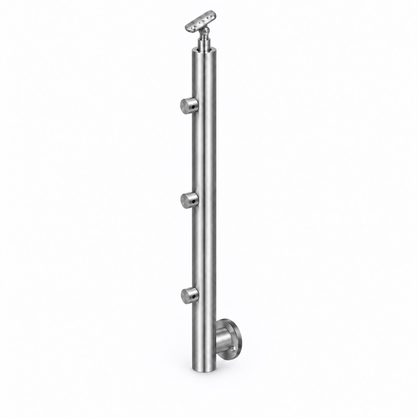 Poste cacheteado lateral con 3 pines HRD 1518 IZQ / DER 3 PINES CACHETEADO