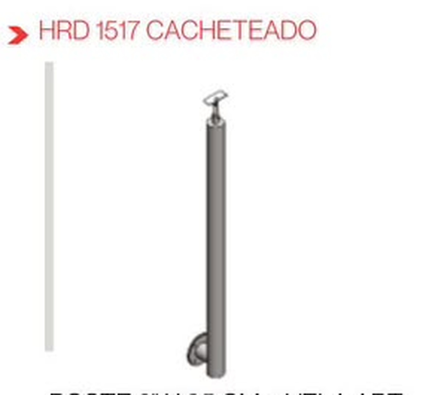 Poste cacheteado o lateral HRD 1517 CACHETEADO — plano CAD