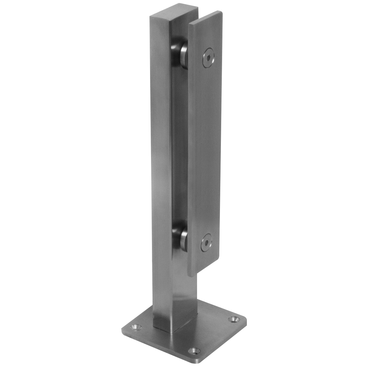 Mini Poste Rectangular HRD 1206 x 350 — vista técnica
