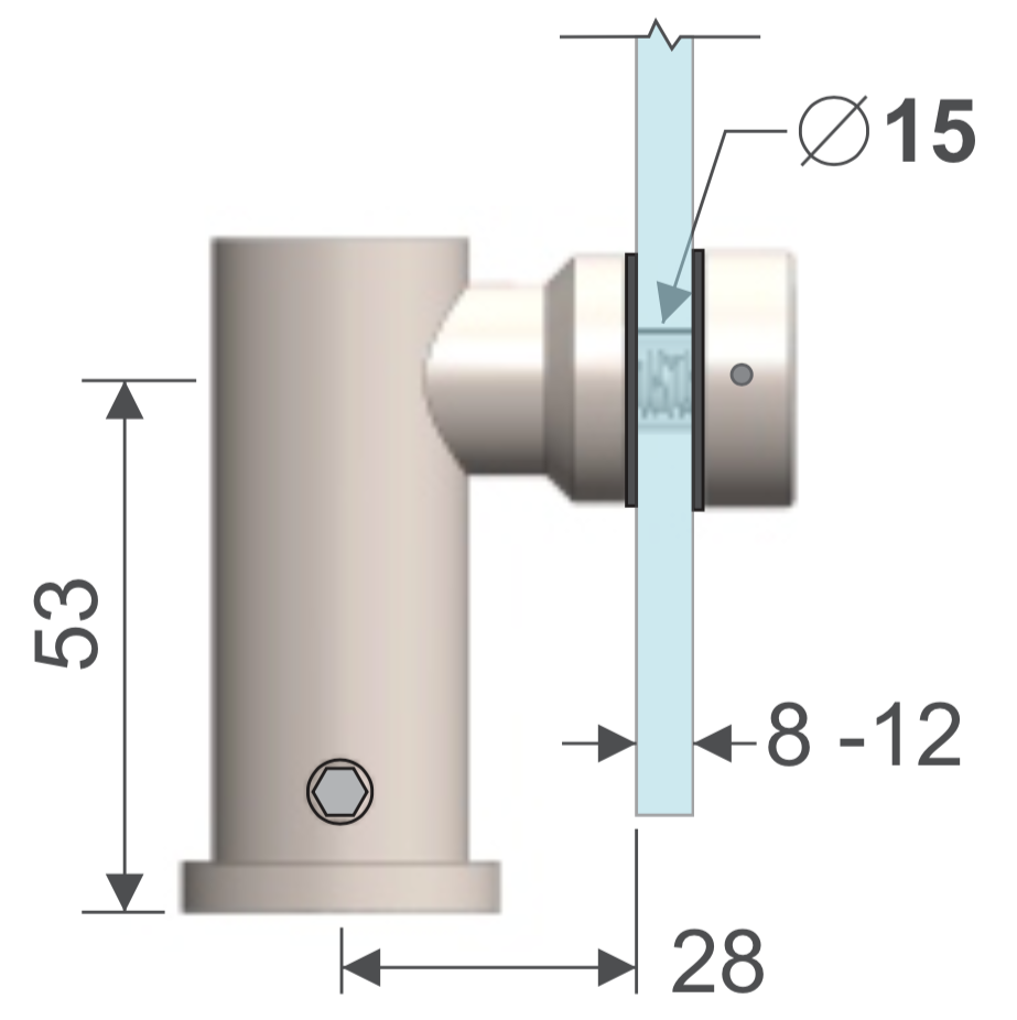 Pipeta Chapetón HRD 1101 — vista técnica