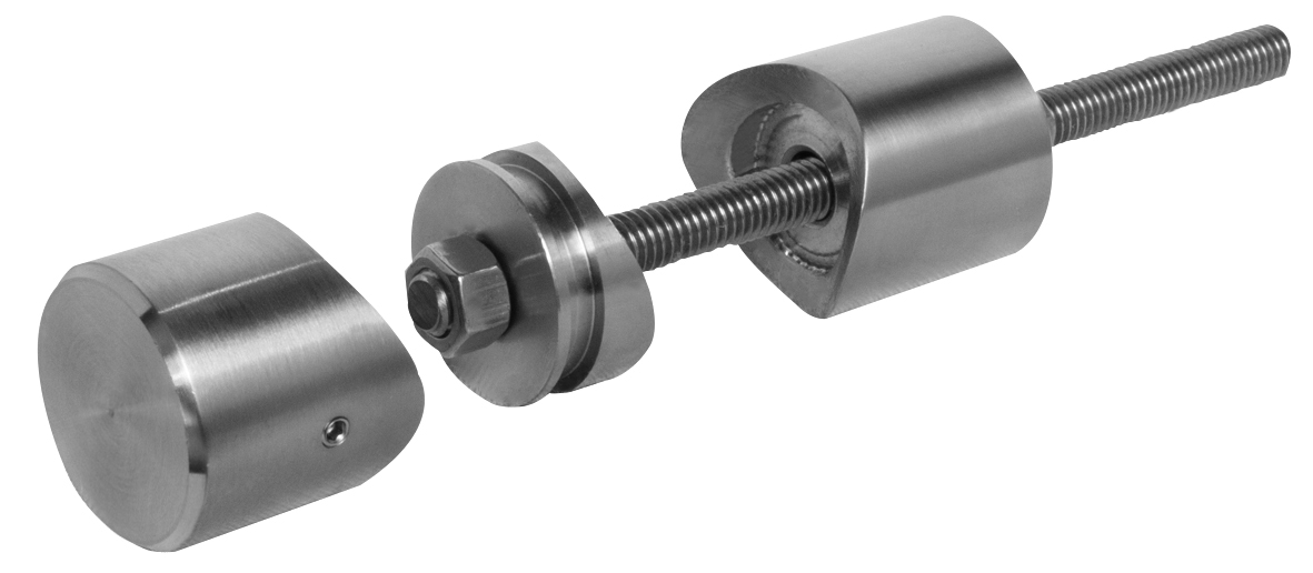 Conector para tubo barandal cacheteado HRD 1312 — vista técnica