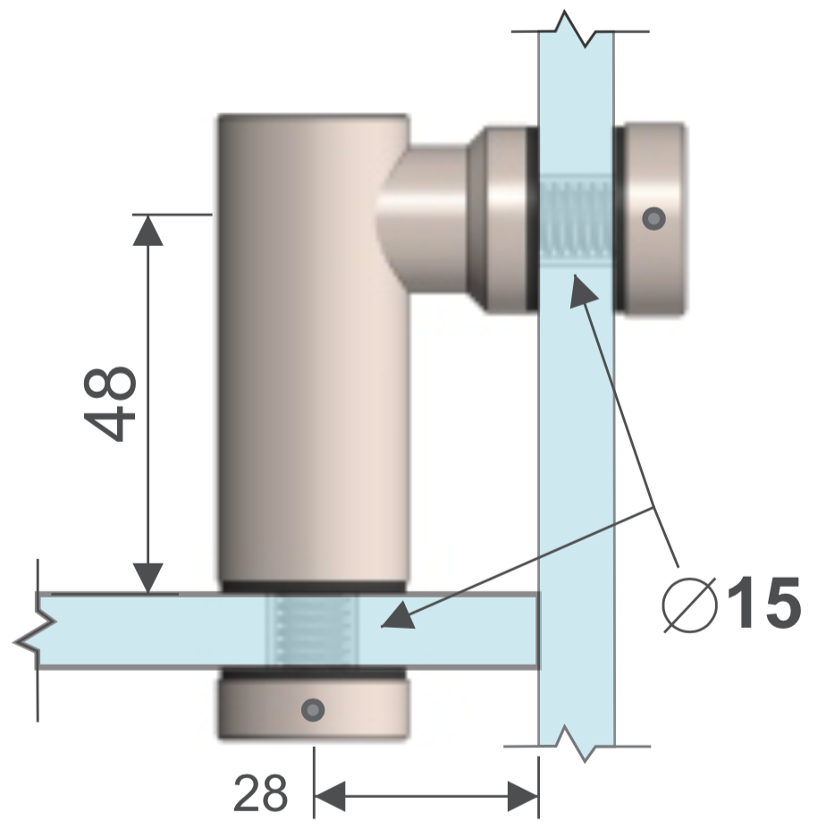 Pipeta Chapetón 90 HRD 1105 — vista técnica