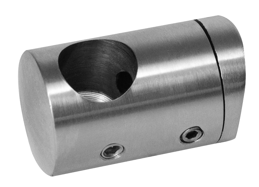 Conector intermedio izquierdo para tubo 2" HRD 1405 — vista técnica