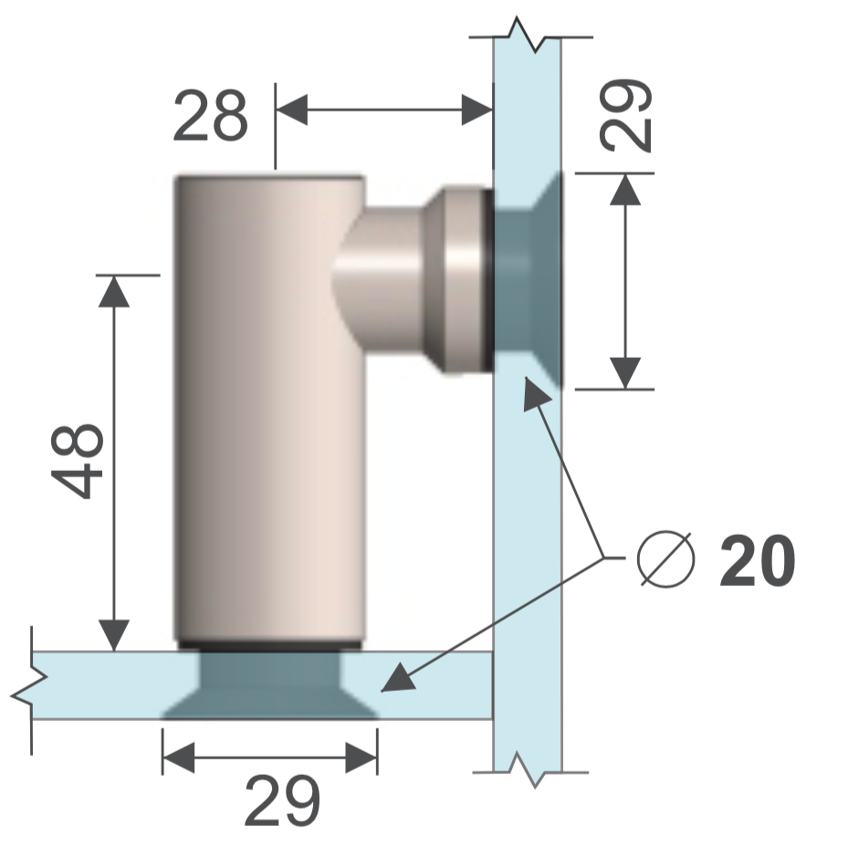 Pipeta Avellanado 90 HRD 1106 — vista técnica