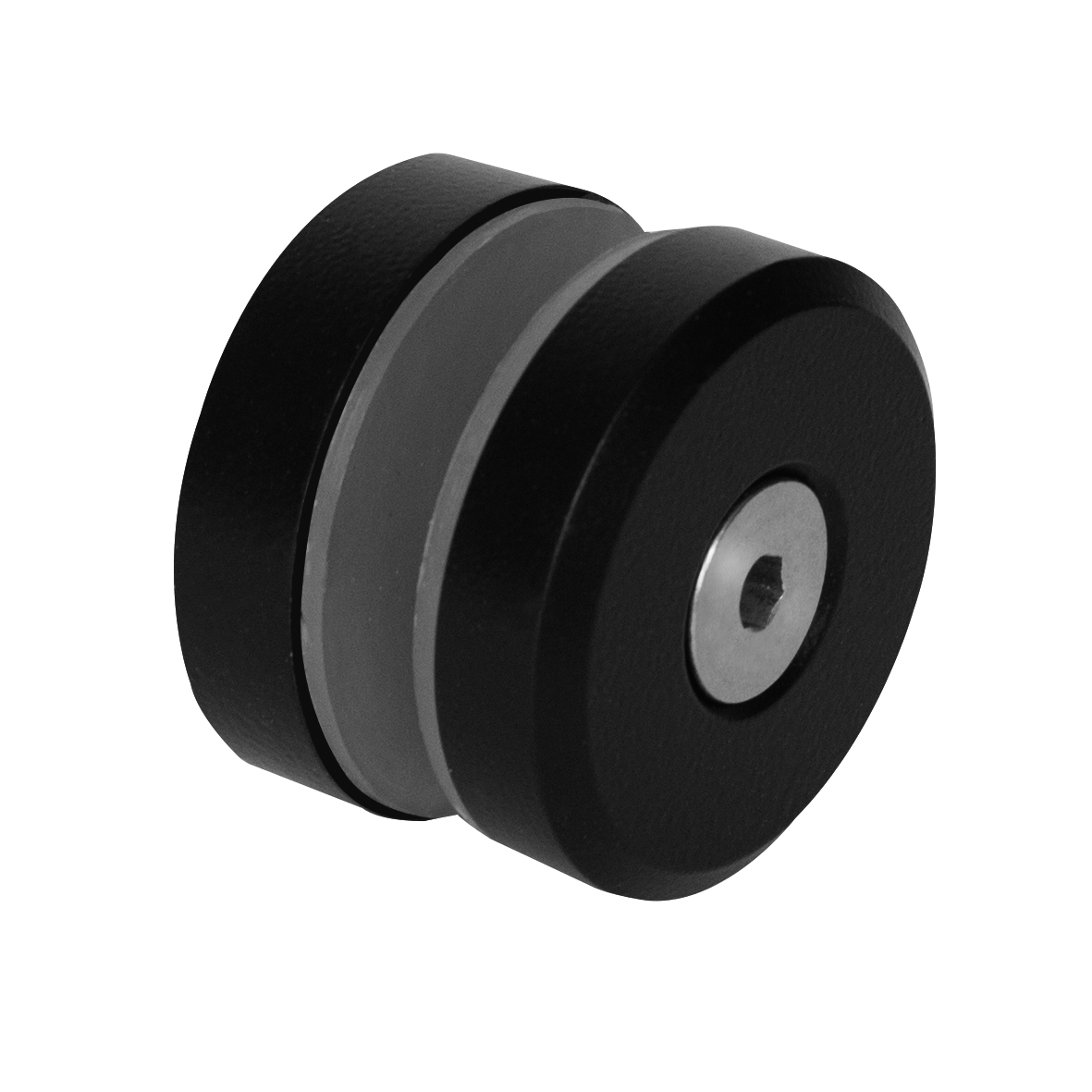 Botón conector vidrio-vidrio 44mm. HRD 1301 — vista técnica